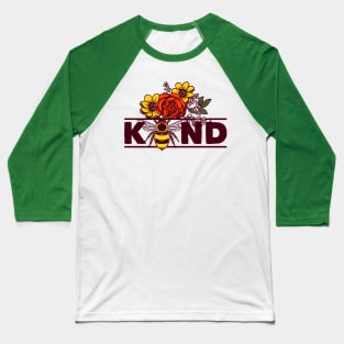 Bee Kind Baseball T-Shirt